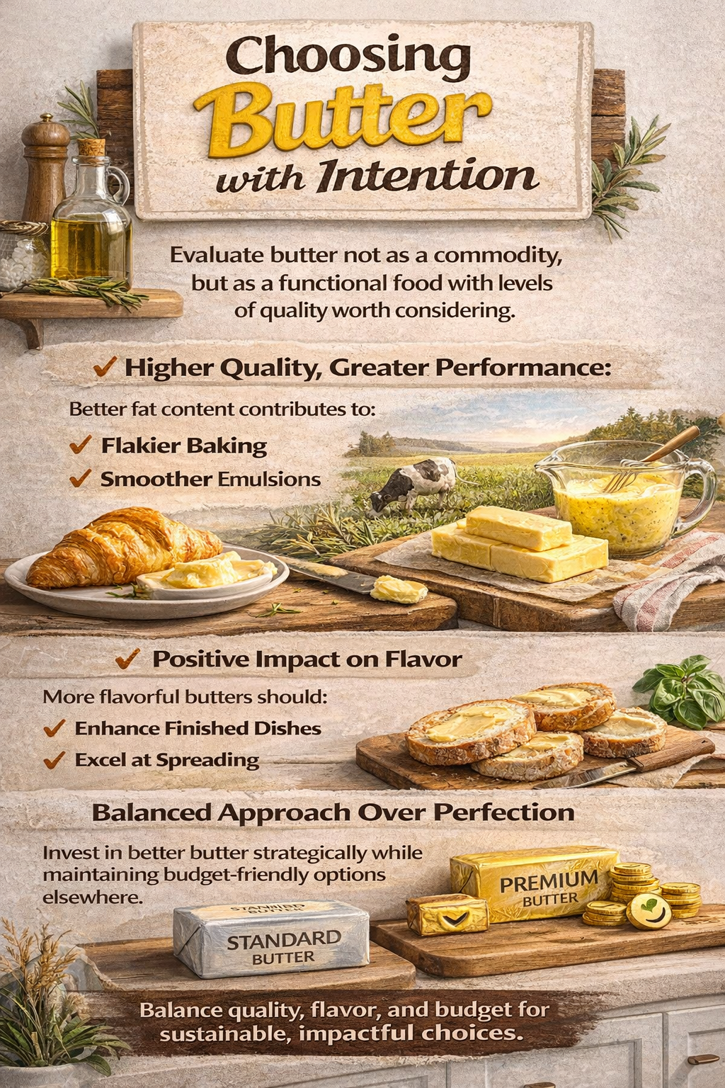 Choosing butter with care