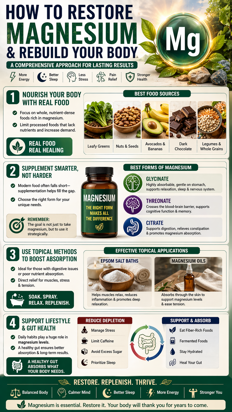 How to restore magnesium naturally