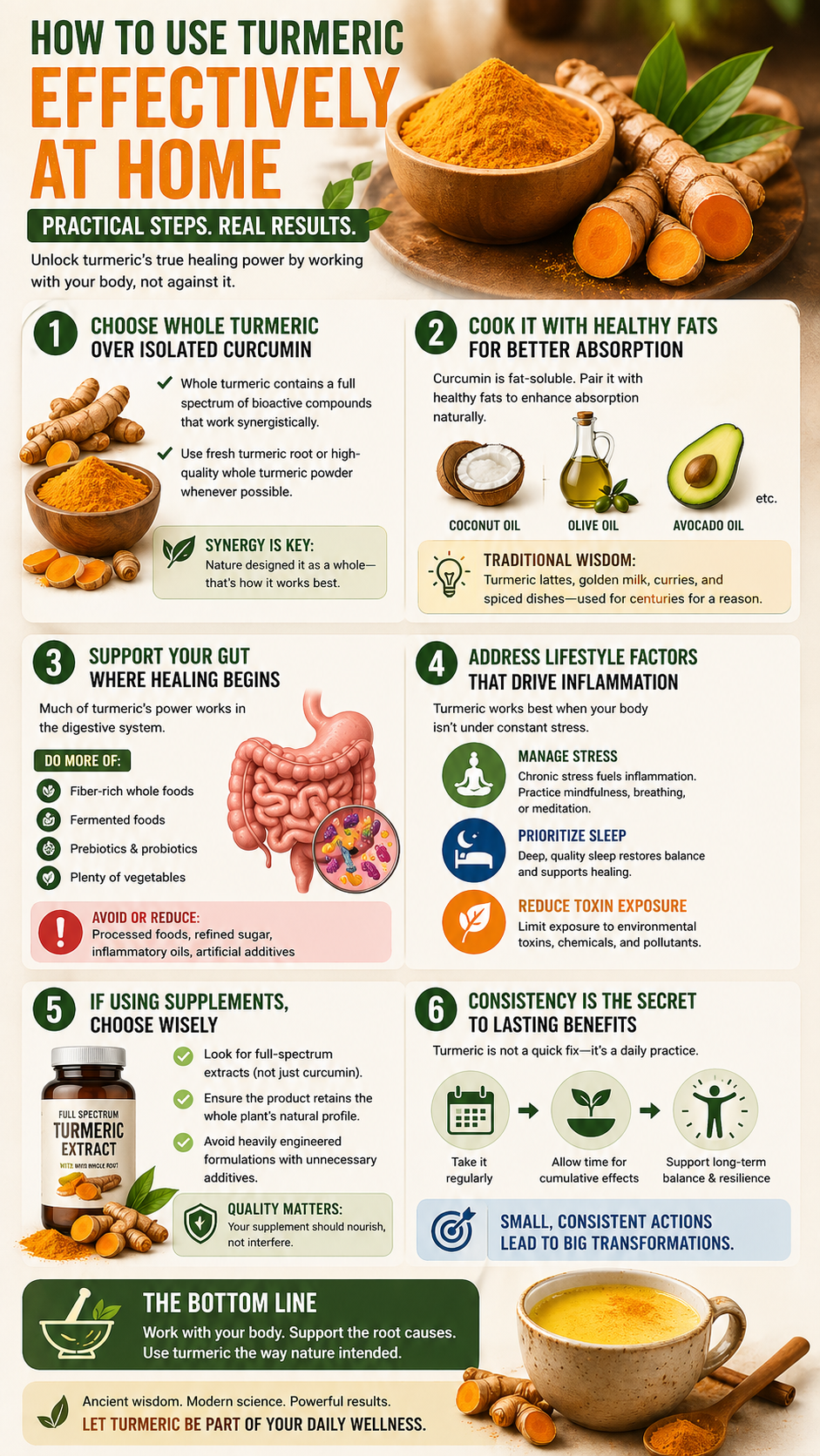 How to use turmeric effectively at home