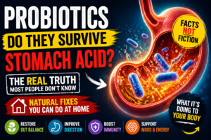 Probiotics survive stomach acid