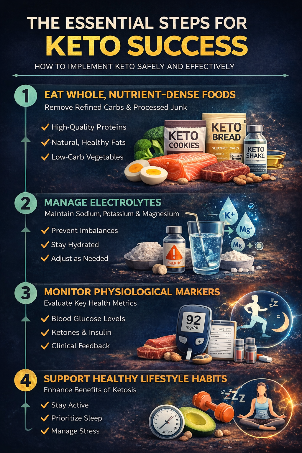Steps to keto success explained