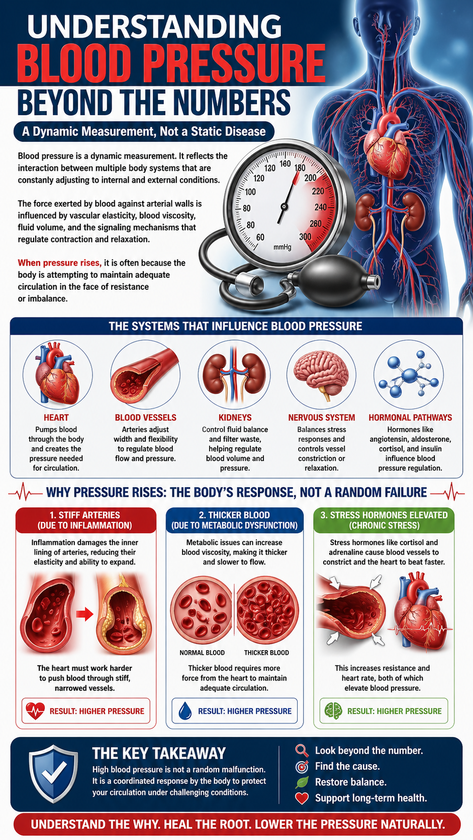 Understanding blood pressure dynamics