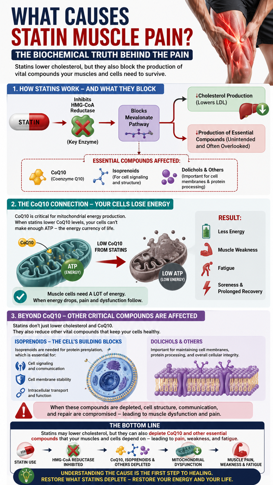 Understanding statin muscle pain causes