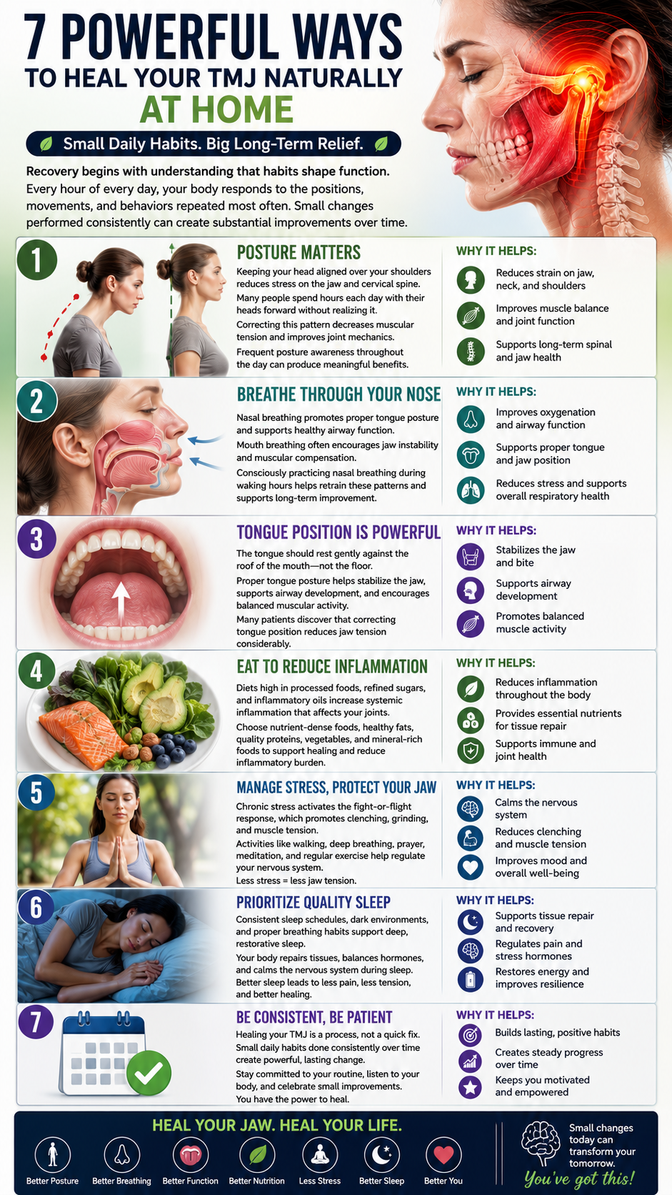7 ways to heal TMJ naturally