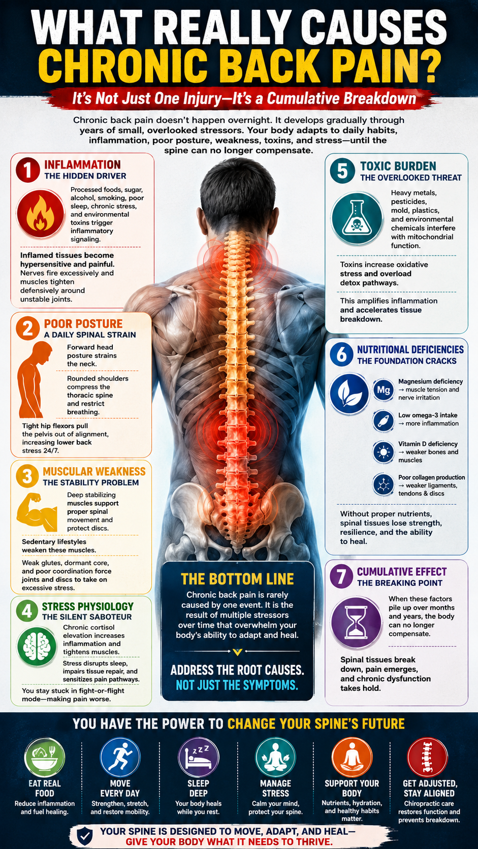 Chronic back pain causes and solutions