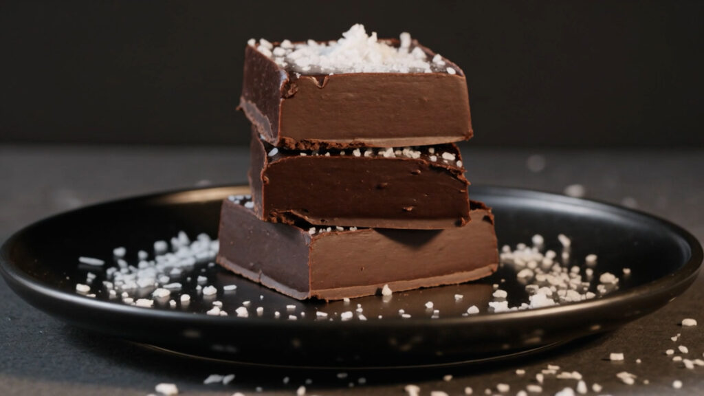 Coconut Fat Fudge Squares