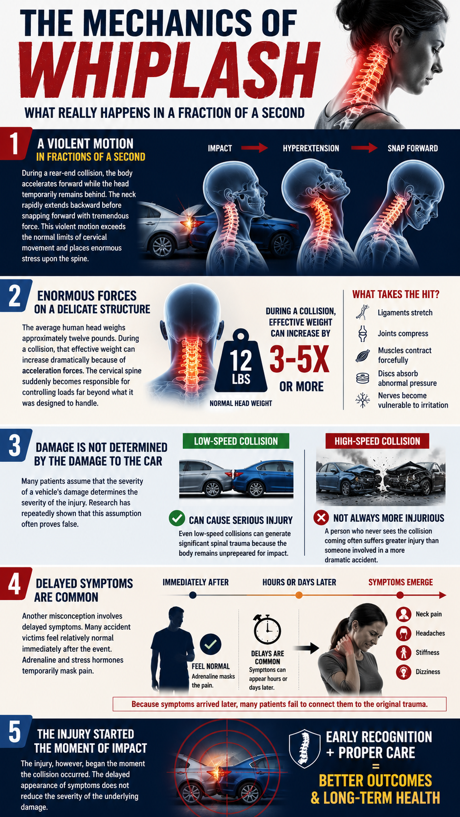 The mechanics of whiplash injury