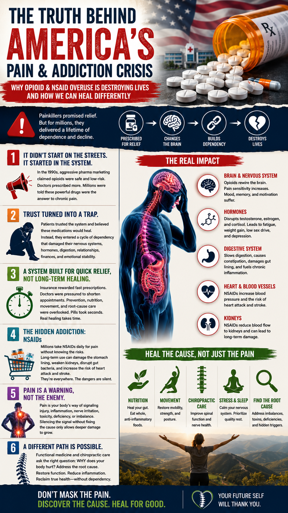 The truth behind pain and addiction