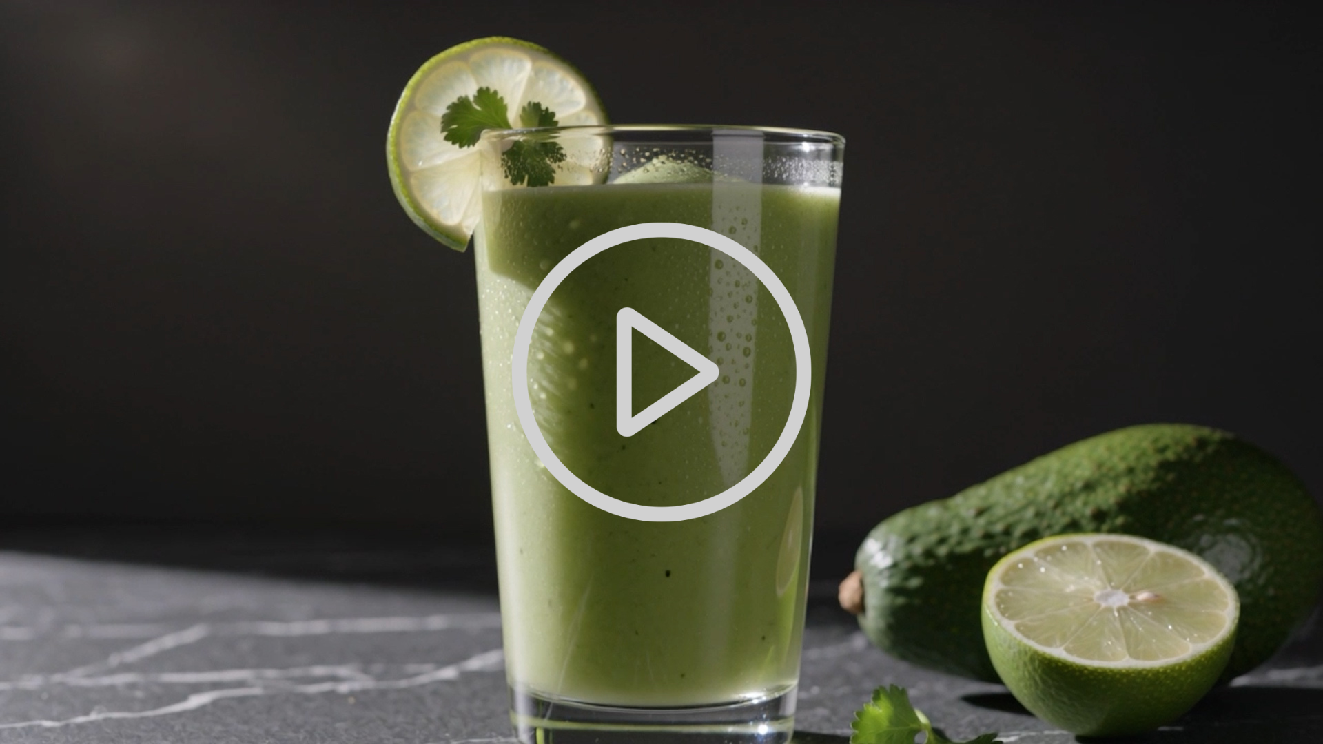 Avocado Lime Electrolyte Smoothie