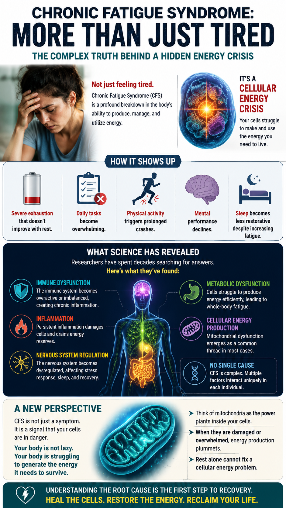 Chronic fatigue syndrome understanding the energy crisis