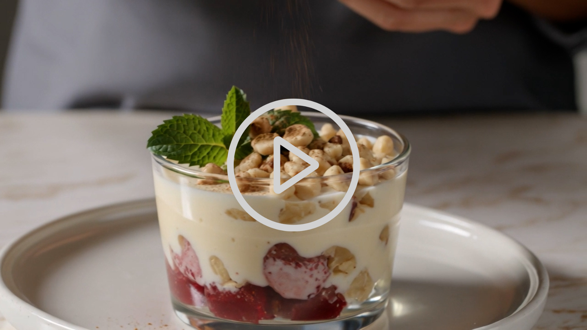 Coconut Yogurt Parfait with Macadamia Crunch