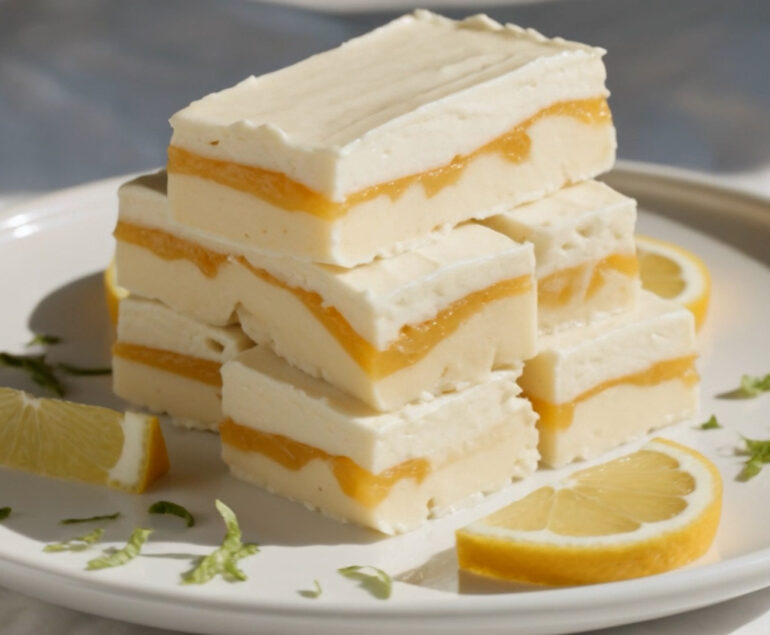 Lemon Fat Bomb Bars