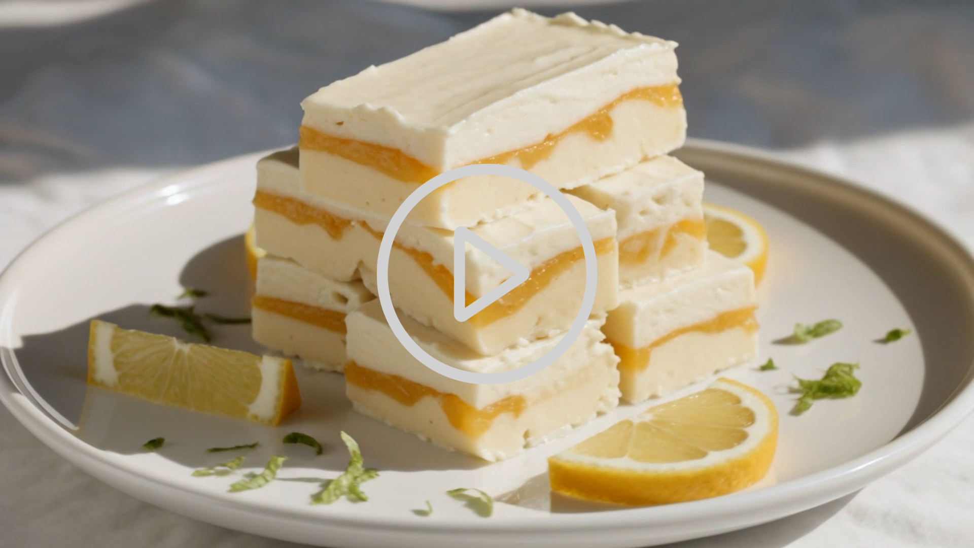 Lemon Fat Bomb Bars