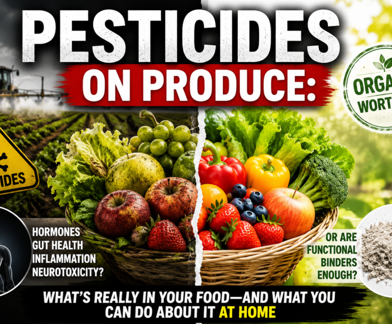 Pesticides vs organic produce debate