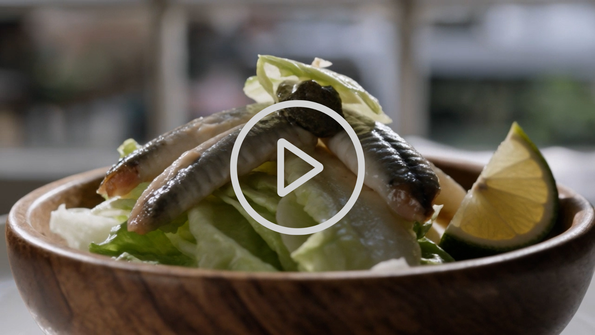 Sardine Caesar Salad with Anchovy Dressing