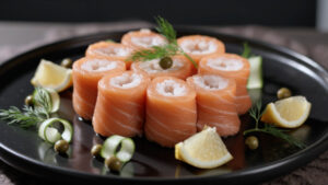 Smoked Salmon Roll-Ups with Cream Cheese