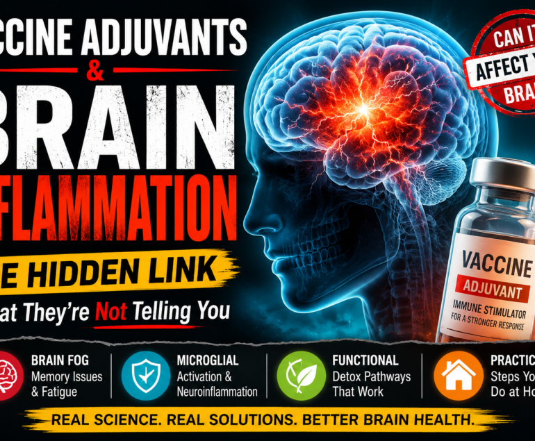 Vaccine adjuvants and brain health warning