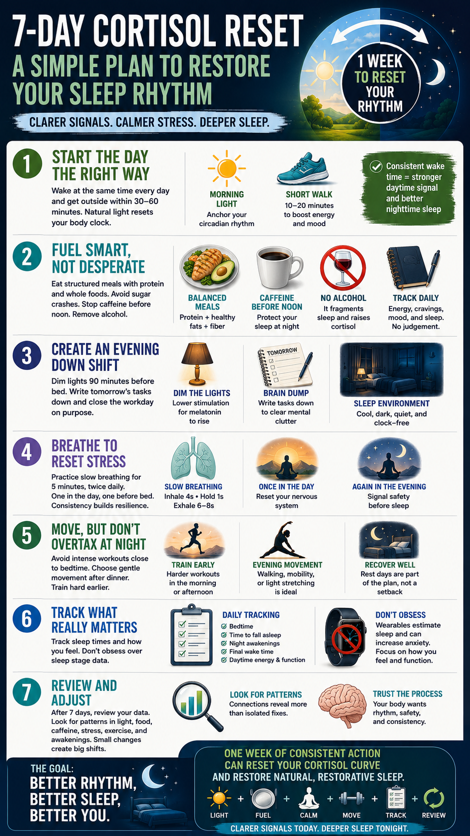 7-day cortisol reset guide