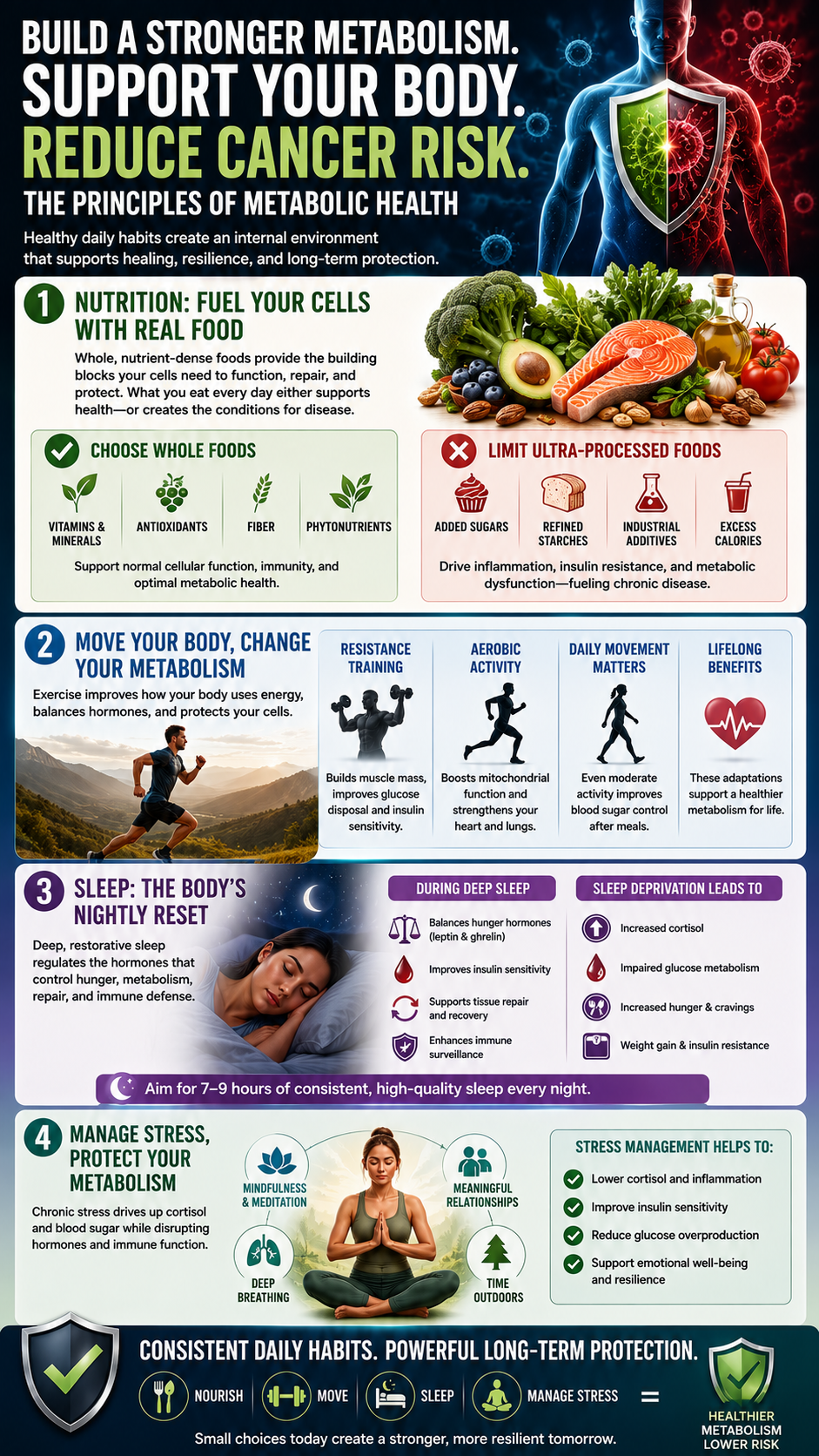 Build a healthier metabolism infographic