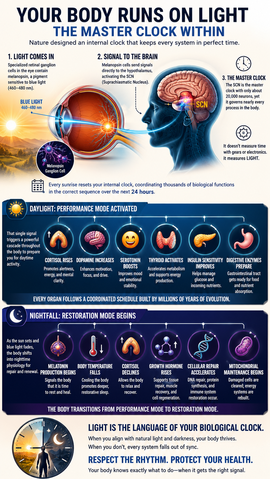 Circadian rhythm and biological clocks explained