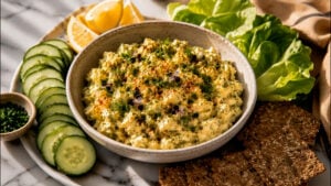 Egg Salad with Avocado Oil Mayo & Fresh Herbs