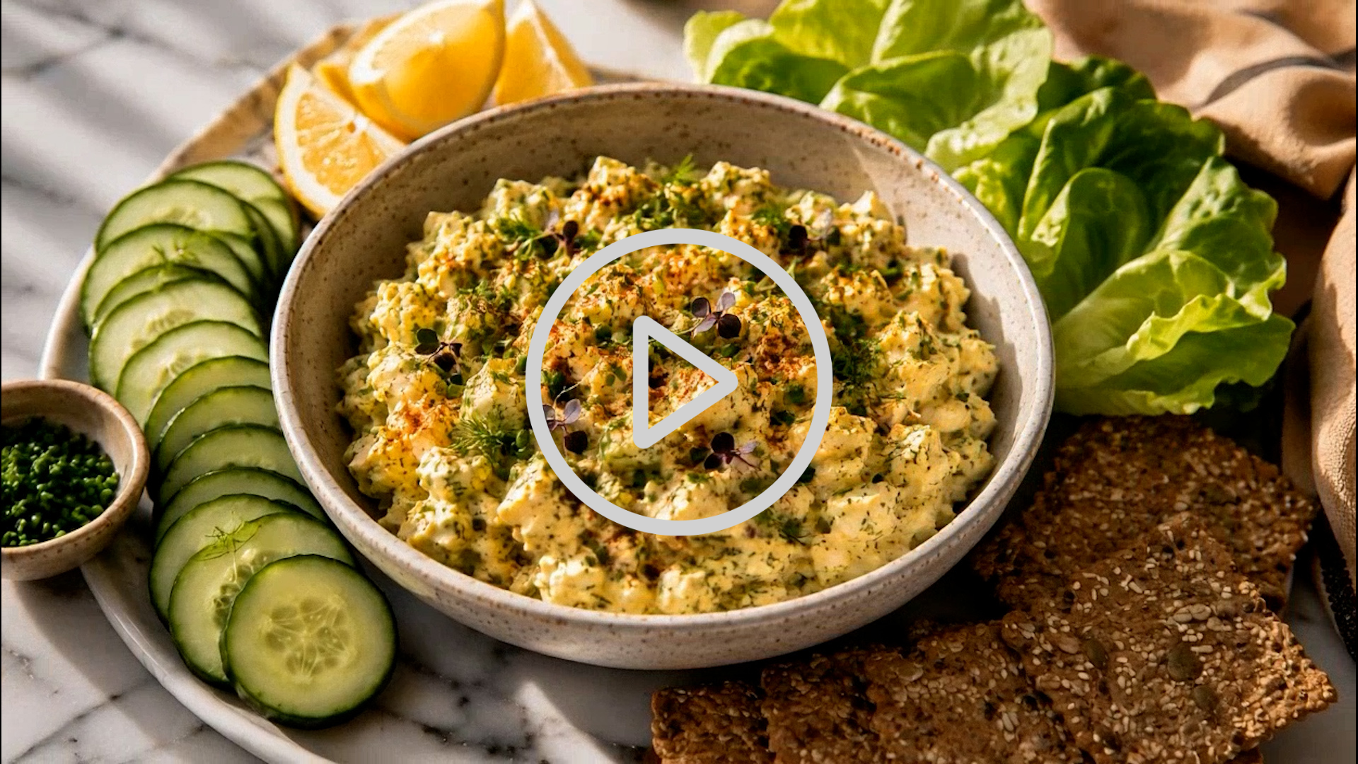 Egg Salad with Avocado Oil Mayo & Fresh Herbs