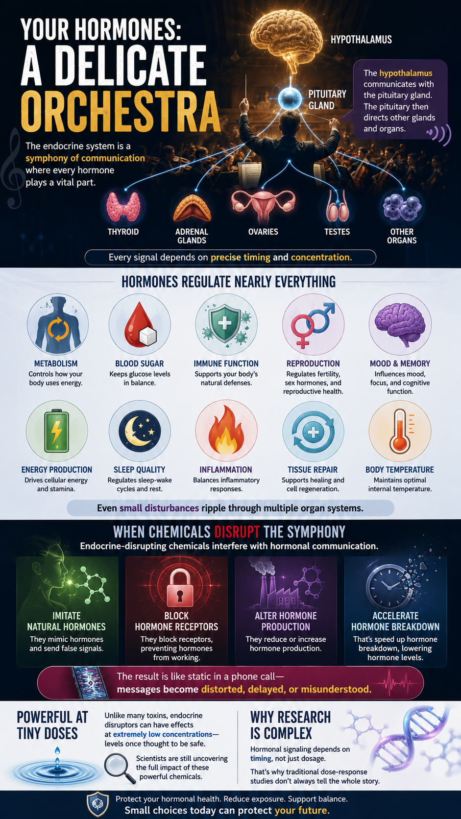 Endocrine health and chemical disruption