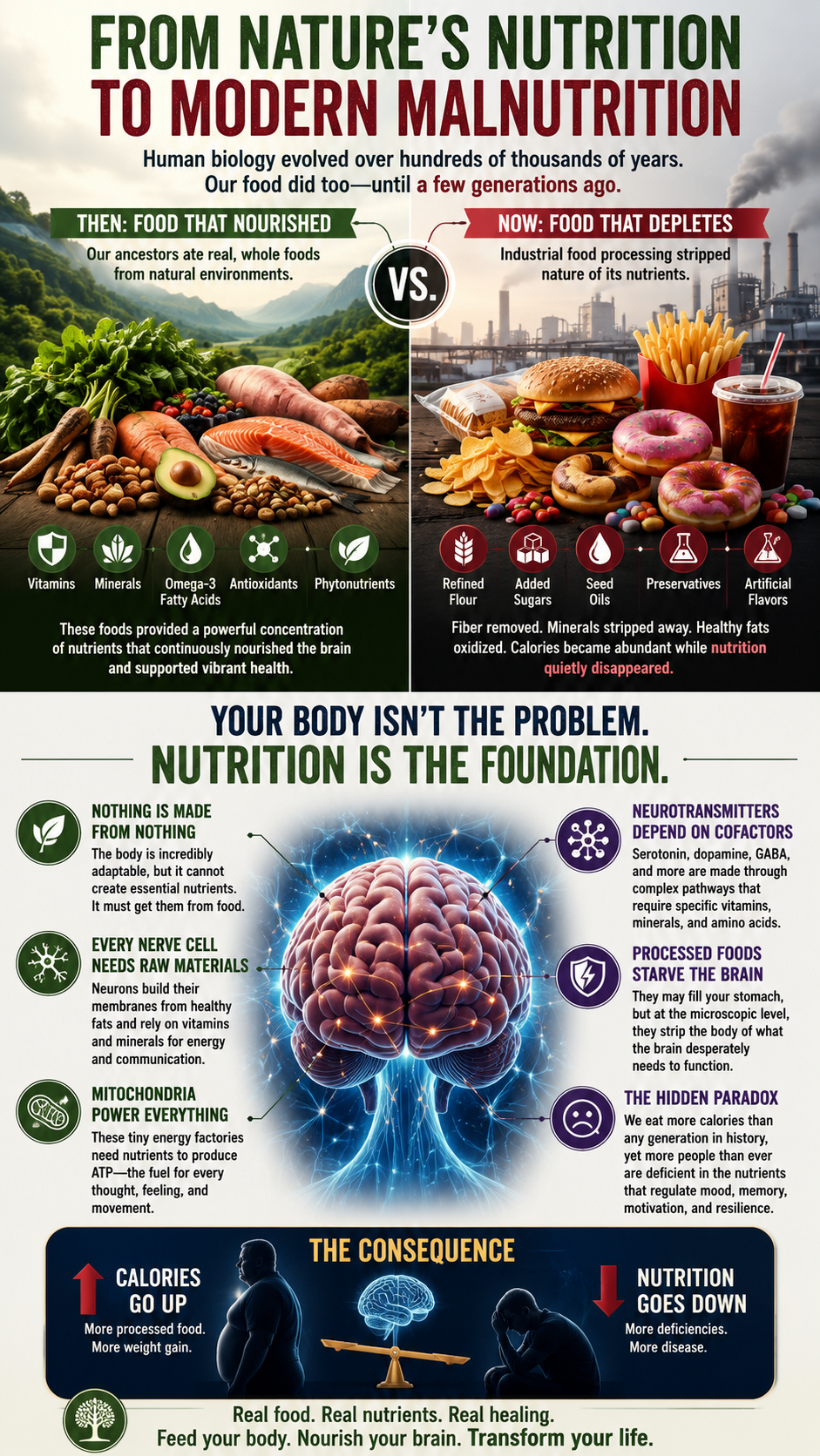 From nature to malnutrition the food divide