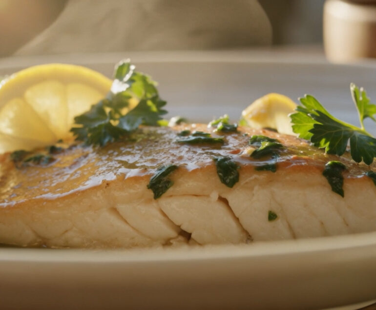 Herb Crusted Lemon Ghee