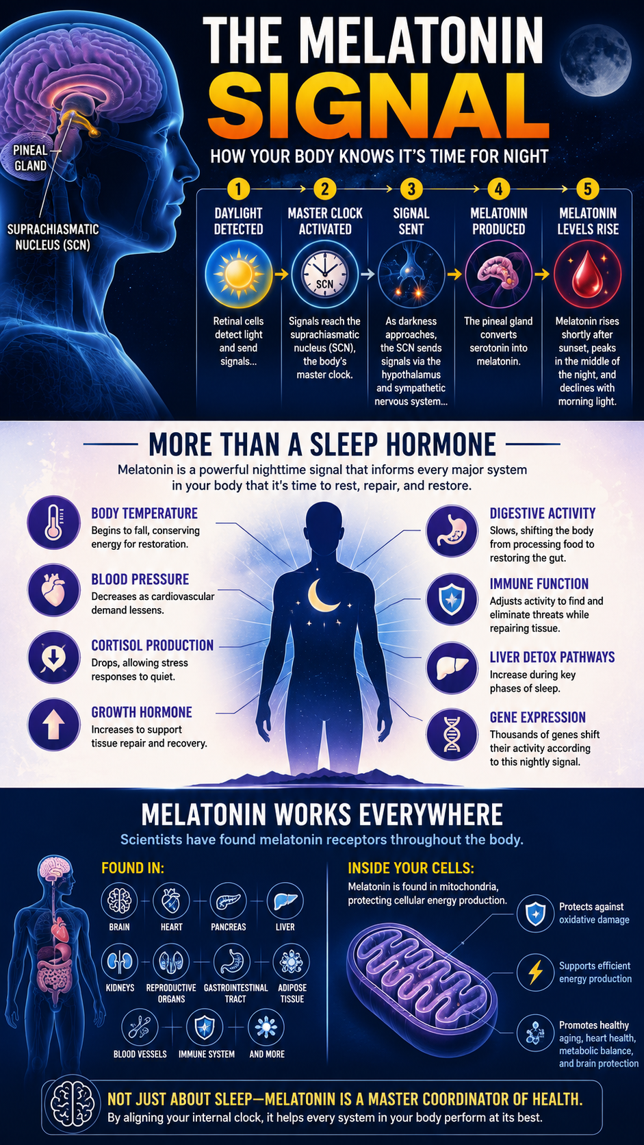 Melatonin and your body's nightly rhythm
