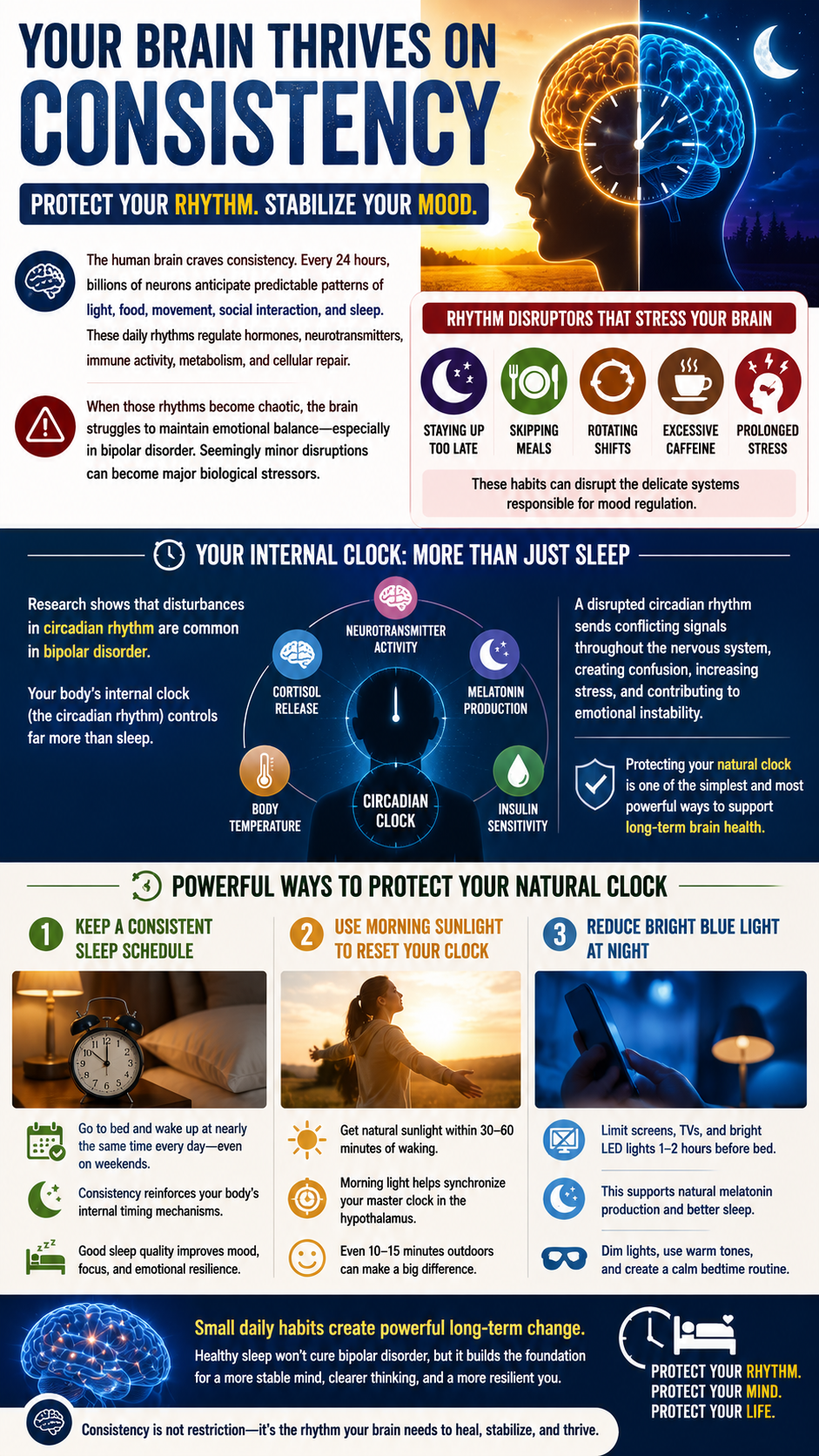 Protect your brain's rhythm for healing