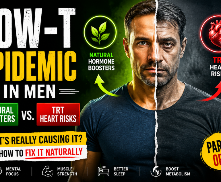 Low-T Epidemic Natural Boosters vs TRT Risks