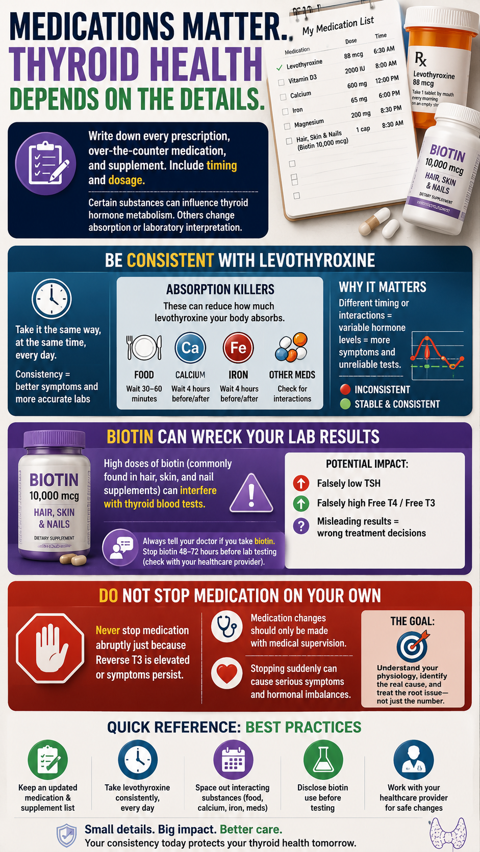 Medications Matter Thyroid Health Guide