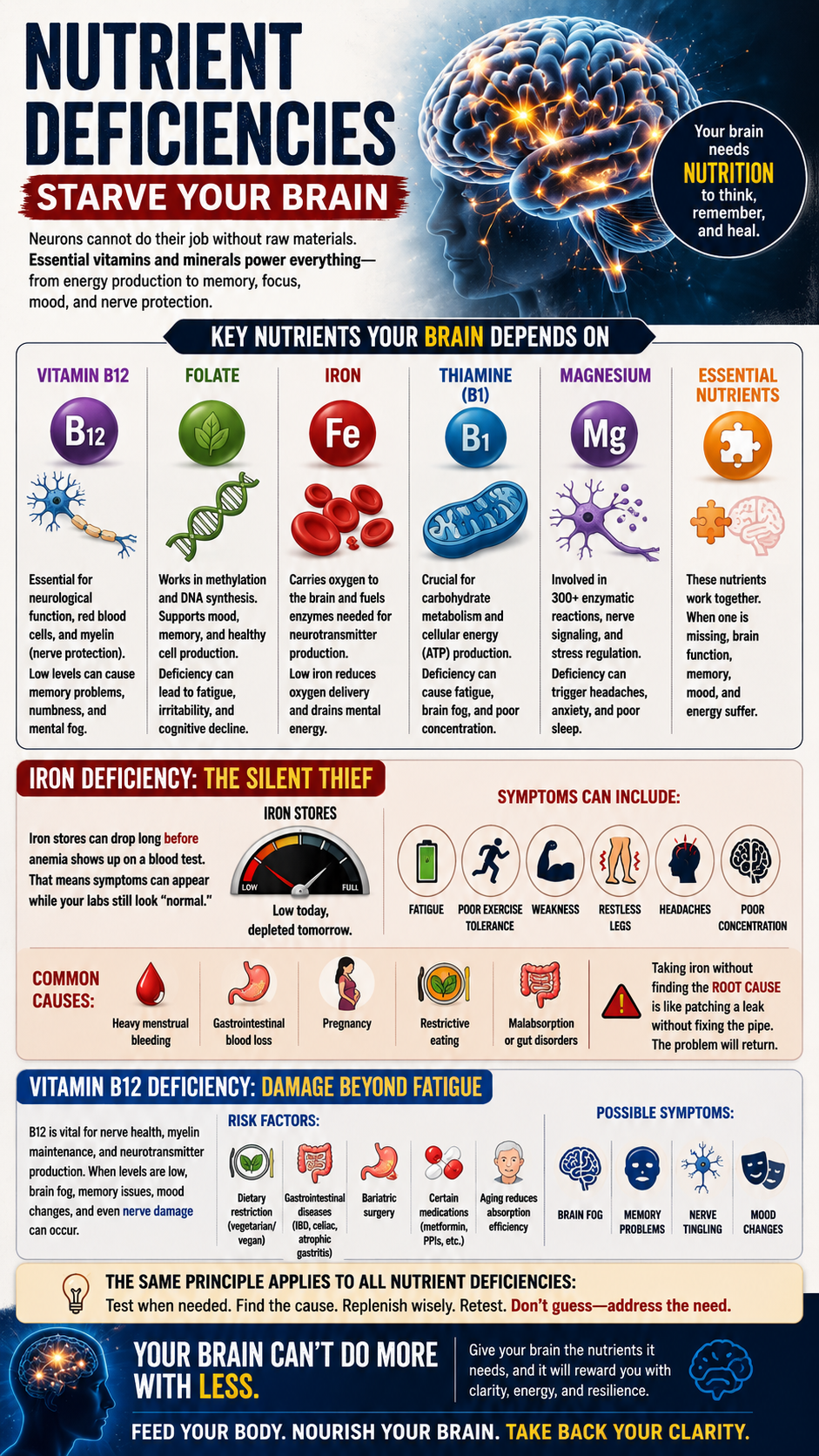 Nutrient Deficiencies Fuel Your Brain