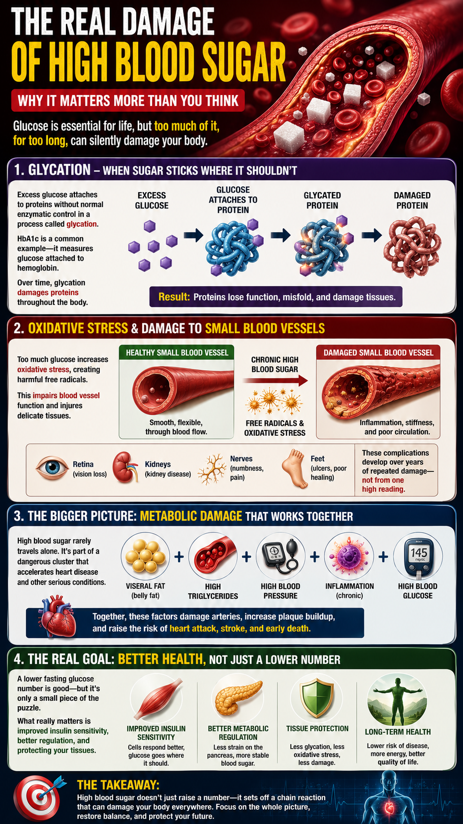 The Real Damage of High Blood Sugar