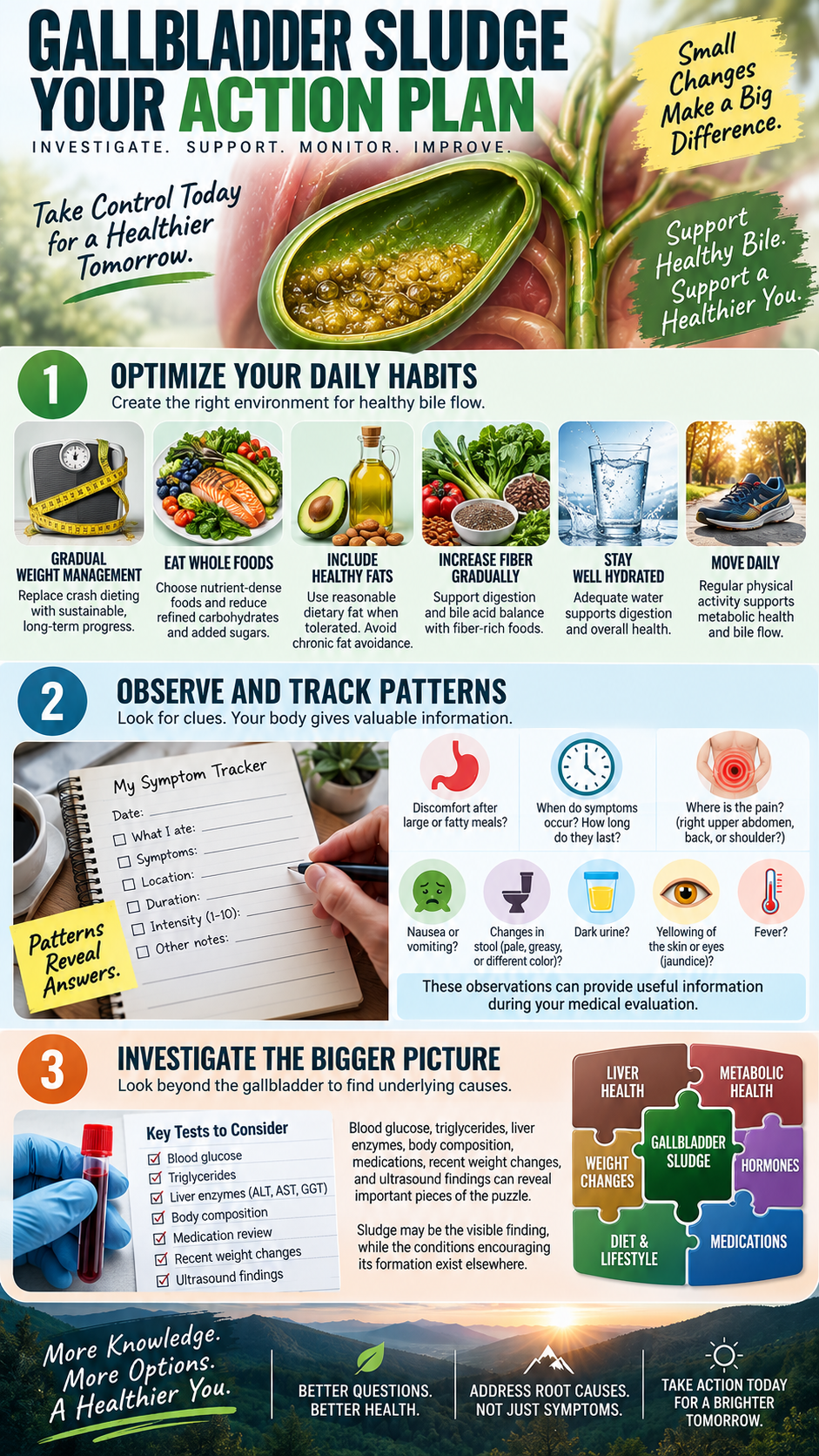 Gallbladder Sludge Action Plan
