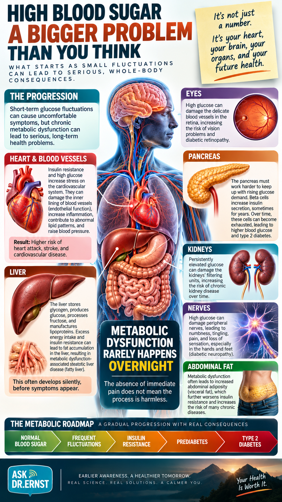 High Blood Sugar Whole-Body Consequences