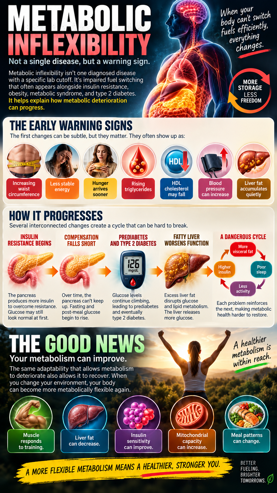 Metabolic Inflexibility From Warning to Recovery